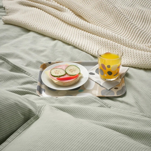 Ikea SOMMARFLOX Tray, patterned stones/multicolor, 8×11" NEW - Picture 4 of 4